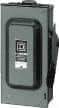 Square D - 60 Amp, 240 VAC, 250 VDC, 2 Pole Fused Safety Switch - NEMA 3R, 10 hp at 240 VAC, 10 hp at 250 VDC (Single Phase), 15 hp at 240 VAC, 10 hp at 250 VDC (Triple Phase), DPST Contact Form - Benchmark Tooling