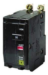 Square D - 10 Amp, 240 VAC, 2 Pole, Bolt On Miniature Circuit Breaker - 14-8 AWG - Benchmark Tooling