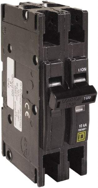 Square D - 125 Amp, 240 VAC, 2 Pole, Panel Mount Miniature Circuit Breaker - 12-2/0 AWG - Benchmark Tooling