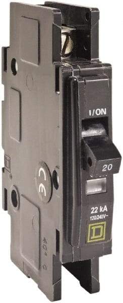 Square D - 40 Amp, 240 VAC, 1 Pole, Panel Mount Miniature Circuit Breaker - 14-2 AWG - Benchmark Tooling