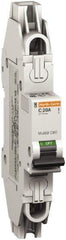 Schneider Electric - 6 Amp, 277 VAC, 1 Pole, Miniature Circuit Breaker - Thermal Magnetic Trip, 10 kA at 277 VAC Breaking Capacity, 74mm Deep x 141mm High x 18mm Wide - Benchmark Tooling