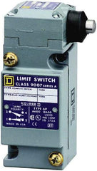 Square D - SPDT, NC/NO, 600 Volt Screw Terminal, Plunger Actuator, General Purpose Limit Switch - 1, 2, 4, 6, 12, 13, 6P NEMA Rating, IP67 IPR Rating - Benchmark Tooling