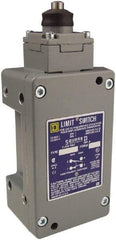 Square D - DPDT, 2NC/2NO, 600 Volt Screw Terminal, Plunger Actuator, General Purpose Limit Switch - 1, 2, 4, 6, 12, 13, 6P NEMA Rating, IP67 IPR Rating - Benchmark Tooling