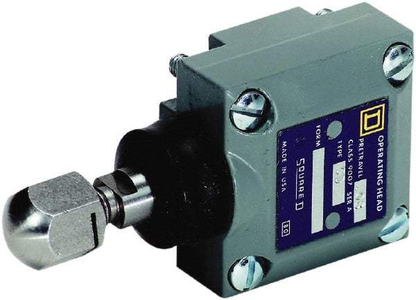 Square D - SPDT, NC/NO, 600 Volt Screw Terminal, Plunger Actuator, General Purpose Limit Switch - 1, 2, 4, 6, 12, 13, 6P NEMA Rating, IP67 IPR Rating - Benchmark Tooling