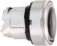Schneider Electric - 22mm Mount Hole, Flush, Pushbutton Switch Only - Round, Clear Pushbutton, Nonilluminated, Momentary (MO) - Benchmark Tooling