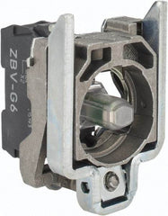 Schneider Electric - 110-120 VAC at 50/60 Hz Blue Lens LED Indicating Light - Screw Connector, Electromagnetic Field Resistant, Electrostatic Discharge Resistant, Shock Resistant, Vibration Resistant - Benchmark Tooling