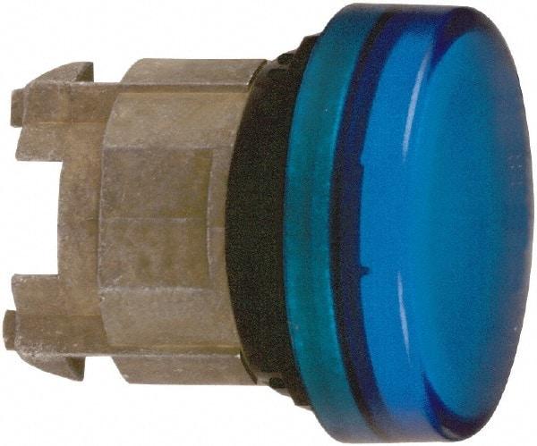 Schneider Electric - Blue Lens Pilot Light - Round Lens, Shock Resistant, Vibration Resistant, Water Resistant - Benchmark Tooling