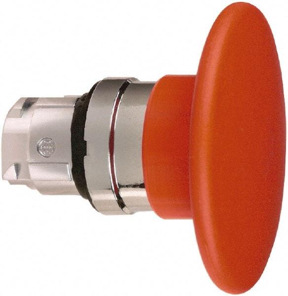 Schneider Electric - 22mm Mount Hole, Extended Mushroom Head, Pushbutton Switch Only - Round, Red Pushbutton, Nonilluminated, Momentary (MO) - Benchmark Tooling