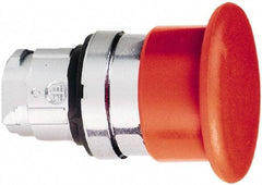Schneider Electric - 22mm Mount Hole, Extended Mushroom Head, Pushbutton Switch Only - Round, Red Pushbutton, Nonilluminated, Momentary (MO) - Benchmark Tooling