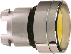 Schneider Electric - 22mm Mount Hole, Recessed, Pushbutton Switch Only - Round, Yellow Pushbutton, Nonilluminated, Momentary (MO) - Benchmark Tooling