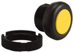 Square D - Pushbutton Switch Head - Yellow, Round Button - Benchmark Tooling