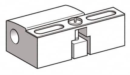 Telemecanique Sensors - Fixing Clamp - Use with Cylindrical M18 Sensor - Benchmark Tooling