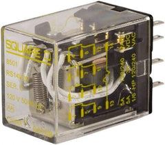 Square D - Electromechanical Plug-in General Purpose Relay - 5 Amp at 240 VAC, 4PDT, 12 VDC - Benchmark Tooling