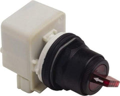 Schneider Electric - 30mm Mount Hole, 2 Position, Knob and Pushbutton Operated, Selector Switch Only - Red, Maintained (MA), without Contact Blocks, Anticorrosive, Weatherproof, Dust and Oil Resistant - Benchmark Tooling