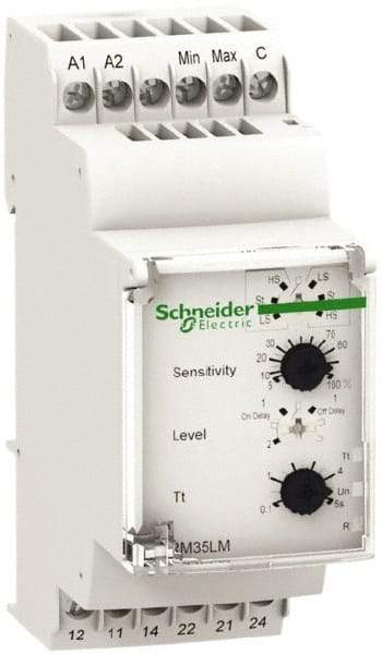 Schneider Electric - 2NO/2NC, 24-240 VAC/DC Control Relay - DIN Rail Mount - Benchmark Tooling