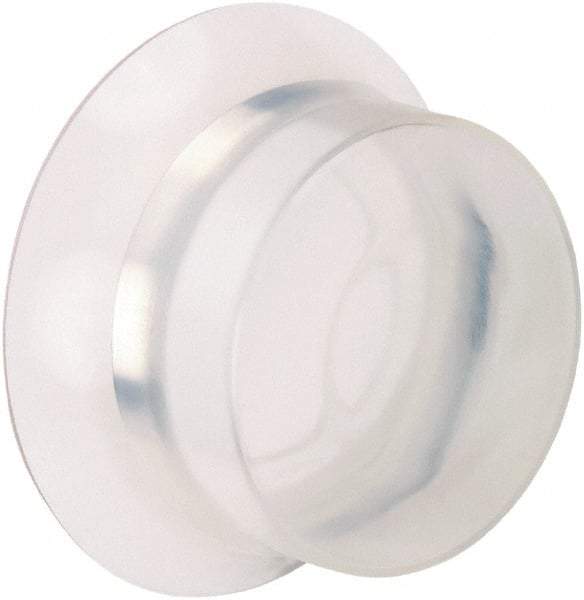 Schneider Electric - Extended Straight Flush Pushbutton Switch Boot - Clear, Round Button - Benchmark Tooling