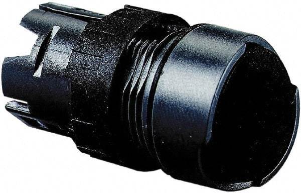 Schneider Electric - 16mm Mount Hole, Flush, Pushbutton Switch Only - Round, Black Pushbutton, Nonilluminated, Momentary (MO), Vibration Resistant - Benchmark Tooling