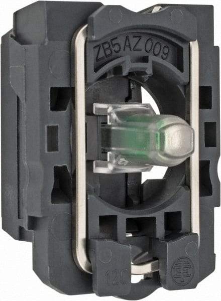 Schneider Electric - 12 V Green Lens LED Indicating Light - Screw Clamp Connector, Vibration Resistant - Benchmark Tooling