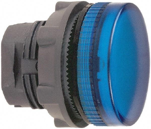 Schneider Electric - Round Pilot and Indicator Light Lens - Blue - Benchmark Tooling