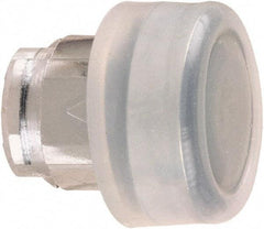 Schneider Electric - 22mm Mount Hole, Flush, Pushbutton Switch Only - Round, Black Pushbutton, Nonilluminated, Momentary (MO), Shock and Vibration Resistant - Benchmark Tooling