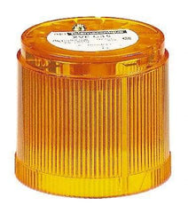 Schneider Electric - LED Lamp, Orange, Steady, Stackable Tower Light Module - 24 VAC/VDC, 0.63 Amp, IP40, IP42 Ingress Rating, Base Mount - Benchmark Tooling