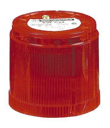 Schneider Electric - 120 VAC, Flash Discharge Tube, Red, Strobe Light - 70mm Diameter, IP40, IP42 Ingress Rating, Base Mount - Benchmark Tooling