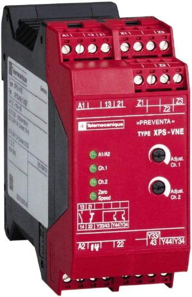 Schneider Electric - 24 VDC, Electromechanical & Solid State Screw Clamp General Purpose Relay - 2.5 Amp at 24 VDC, 45mm Wide x 99mm High x 114mm Deep - Benchmark Tooling