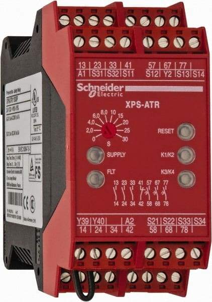 Schneider Electric - Electromechanical Screw Clamp General Purpose Relay - 6 Amp at 24 VDC, 24 VDC, 45mm Wide x 99mm High x 114mm Deep - Benchmark Tooling