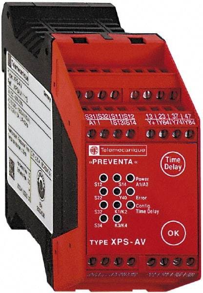 Schneider Electric - 24 VDC, Electromechanical & Solid State Screw Clamp General Purpose Relay - 6 Amp at 24 VDC, 45mm Wide x 99mm High x 114mm Deep - Benchmark Tooling