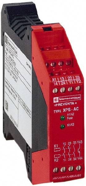 Schneider Electric - 24 VAC/VDC, 2.4 VA Power Rating, Electromechanical & Solid State Screw Clamp General Purpose Relay - 6 Amp at 24 V, 22.5mm Wide x 99mm High x 114mm Deep - Benchmark Tooling