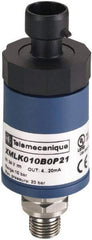 Square D - 1/4-18 NPT (Male) Connector, 24 VDC, 150 psi Sensor, Shock and Vibration Resistant, Analog, Control Circuit Pressure Sensor - 2.5787 Inch Long x 1.417 Inch Wide, IP65, For Use with Air, Fresh Water - Benchmark Tooling