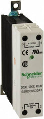 Schneider Electric - 4-32 VDC, Solid State Screw General Purpose Relay - 30 Amp at 280 VAC, SPST, 22.5mm Wide x 98.8mm High x 97.7mm Deep - Benchmark Tooling