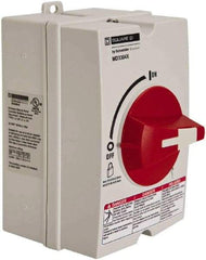 Schneider Electric - 3 Phase, 220 to 600VAC, 3 Pole, 4X, Enclosed Cam & Disconnect Switch - 3 Wires - Benchmark Tooling