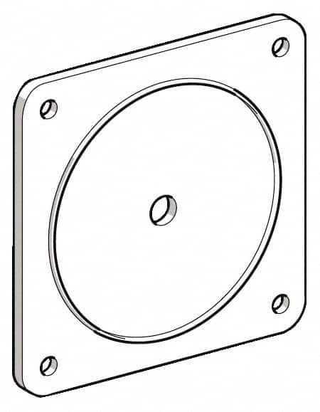 Schneider Electric - Cam and Disconnect Switch Gasket - For Use with 60 x 60mm Front Plate & Front Mounting Cam Switches, K1 Switches, K2 Switches - Benchmark Tooling