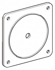 Schneider Electric - Cam and Disconnect Switch Gasket - For Use with 60 x 60mm Front Plate & Front Mounting Cam Switches, K1 Switches, K2 Switches - Benchmark Tooling