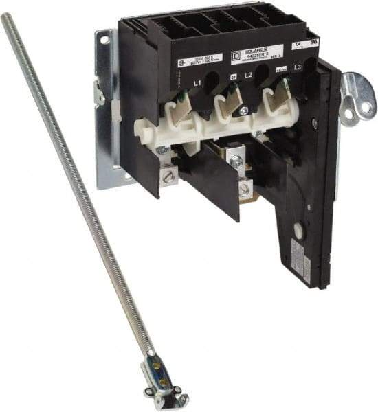 Square D - 1 & 3 Phase, 600VAC, 3 Pole, 1, 4, 12, 3R & 4X, Open Nonfused Cam & Disconnect Switch - 3 Wires - Benchmark Tooling