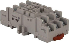 Square D - 11 Pins, 300 VAC, 15 Amp (UL and CSA), Square Relay Socket - DIN Rail Mount, Panel Mount, 2 Tiers, Screw Terminal - Benchmark Tooling