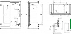 Schneider Electric - Polyester Standard Enclosure Hinge Cover - NEMA 13, 4X, 430mm Wide x 530 mm High x 200mm Deep, Impact Resistant - Benchmark Tooling