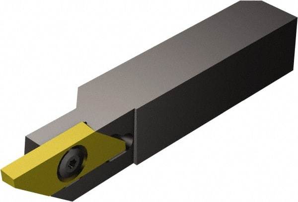 Sandvik Coromant - External Thread, 0.3346" Max Depth of Cut, 70mm OAL, Right Hand Indexable Grooving Cutoff Toolholder - 3 Seat Size, 1/2" Shank Height x 1/2" Shank Width, MAxR 3.. Insert Style, QS-SMALR/L..X Toolholder Style, Series CoroCut XS - Benchmark Tooling