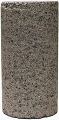Tru-Maxx - Type 18, 2" Max Diam, 4" Head Thickness, 16 Grit Oval Cone - Zirconia Alumina, Coarse Grade, 5/8-11 Shank Thread - Benchmark Tooling