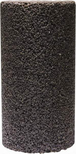 Tru-Maxx - Type 18, 1-1/2" Max Diam, 2-1/2" Head Thickness, 16 Grit Oval Cone - Zirconia Alumina, Coarse Grade, 5/8-11 Shank Thread - Benchmark Tooling