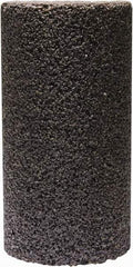 Tru-Maxx - Type 18, 1-1/2" Max Diam, 2-1/2" Head Thickness, 16 Grit Oval Cone - Zirconia Alumina, Coarse Grade, 5/8-11 Shank Thread - Benchmark Tooling