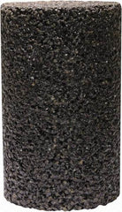 Tru-Maxx - Type 18, 1-1/2" Max Diam, 3" Head Thickness, 24 Grit Oval Cone - Zirconia Alumina, Coarse Grade, 5/8-11 Shank Thread - Benchmark Tooling