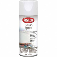 Krylon - 11 oz Bright White Art Surface Primer - 15 to 20 Sq Ft/Gal, Direct to Metal, Spray - Benchmark Tooling