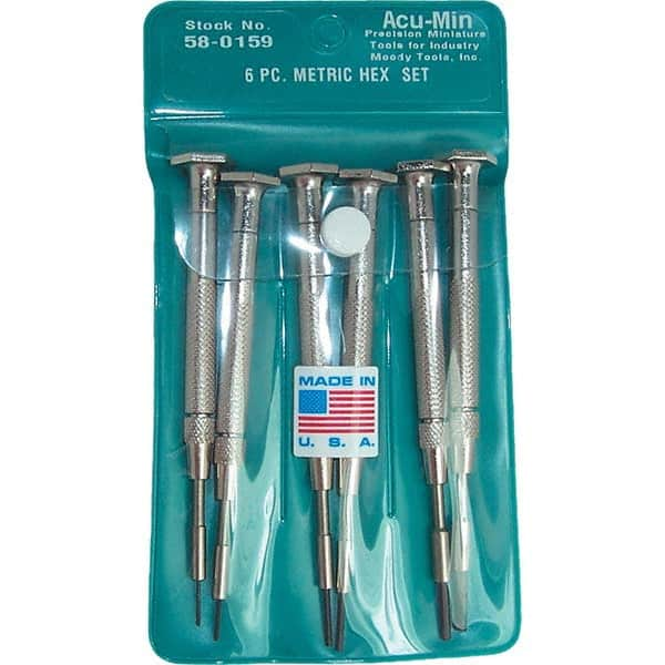 Moody Tools - Precision & Specialty Screwdrivers Type: Precision Hex Overall Length Range: 3" - 6.9" - Benchmark Tooling