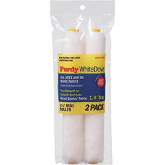 Purdy - 1/4" Nap, 6-1/2" Wide Paint Roller Cover - Smooth to Semi-Smooth Texture, Dralon - Benchmark Tooling