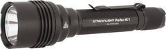 Streamlight - White LED Bulb, 1,100 Lumens, Industrial/Tactical Flashlight - Black Aluminum Body, 3 CR123A Lithium Batteries Included - Benchmark Tooling
