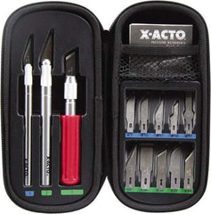 X-ACTO - Hobby Knife Set - 16 Pieces, Includes 3 Knives & 16 Blades - Benchmark Tooling