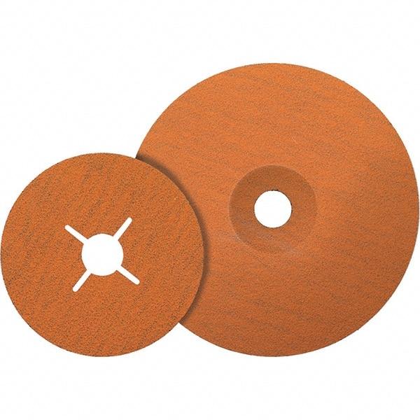 WALTER Surface Technologies - 7" Diam 7/8" Hole 120 Grit Fiber Disc - Ceramic, Series 15-X, Coolcut XX - Benchmark Tooling