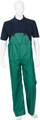 MCR Safety - Size 4XL, Green, Rain, Limited Flammability Overall - Snap Ankle, Take Up Snaps Wrist - Benchmark Tooling